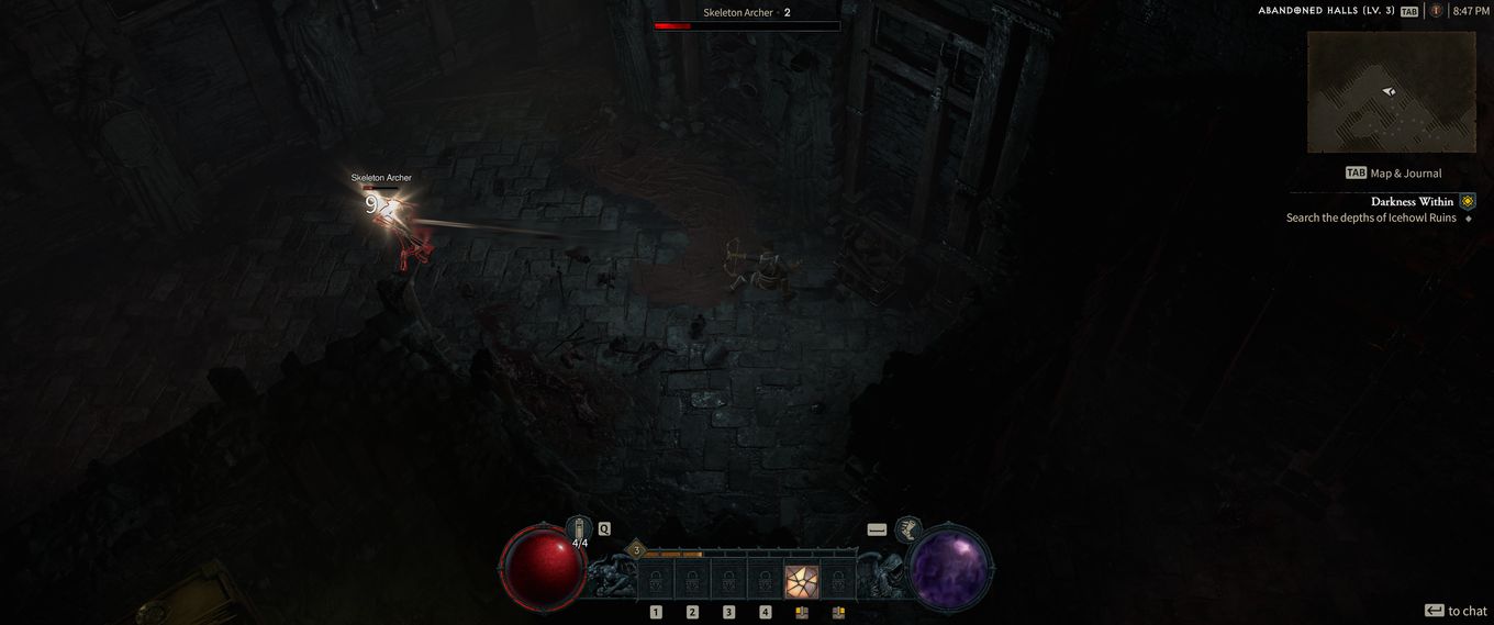 A screenshot of Diablo IV gameplay