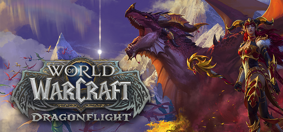 An image of the cover art for the game World Of Warcraft: Dragonflight